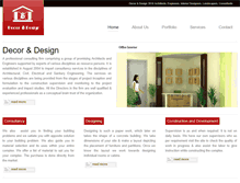 Tablet Screenshot of decorndesign.com.np